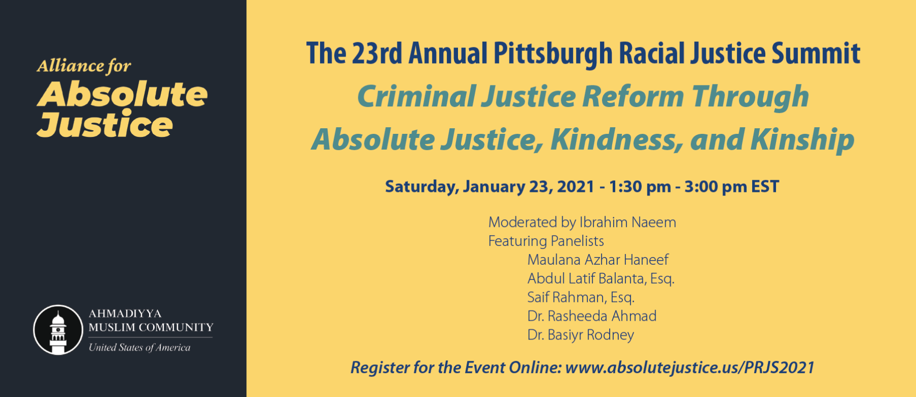 Ahmadiyya Muslim Community Leads Session at 23rd Pittsburgh Racial